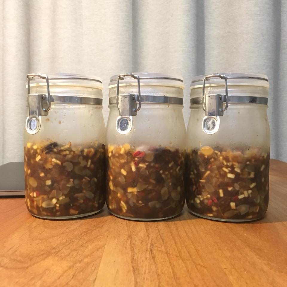 シュトーレン 具、９ヶ月後。だいぶなじんだ。