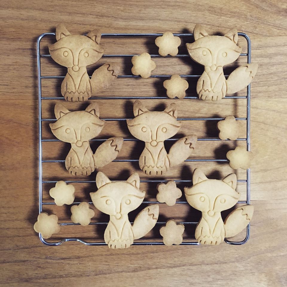 Städter キツネ クッキー 焼き上がり