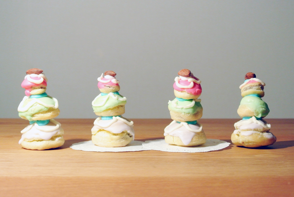 出来栄えがまぁまぁ良かったシュクーリームタワー