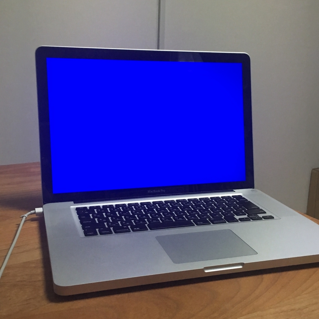 クラッシュしたMac