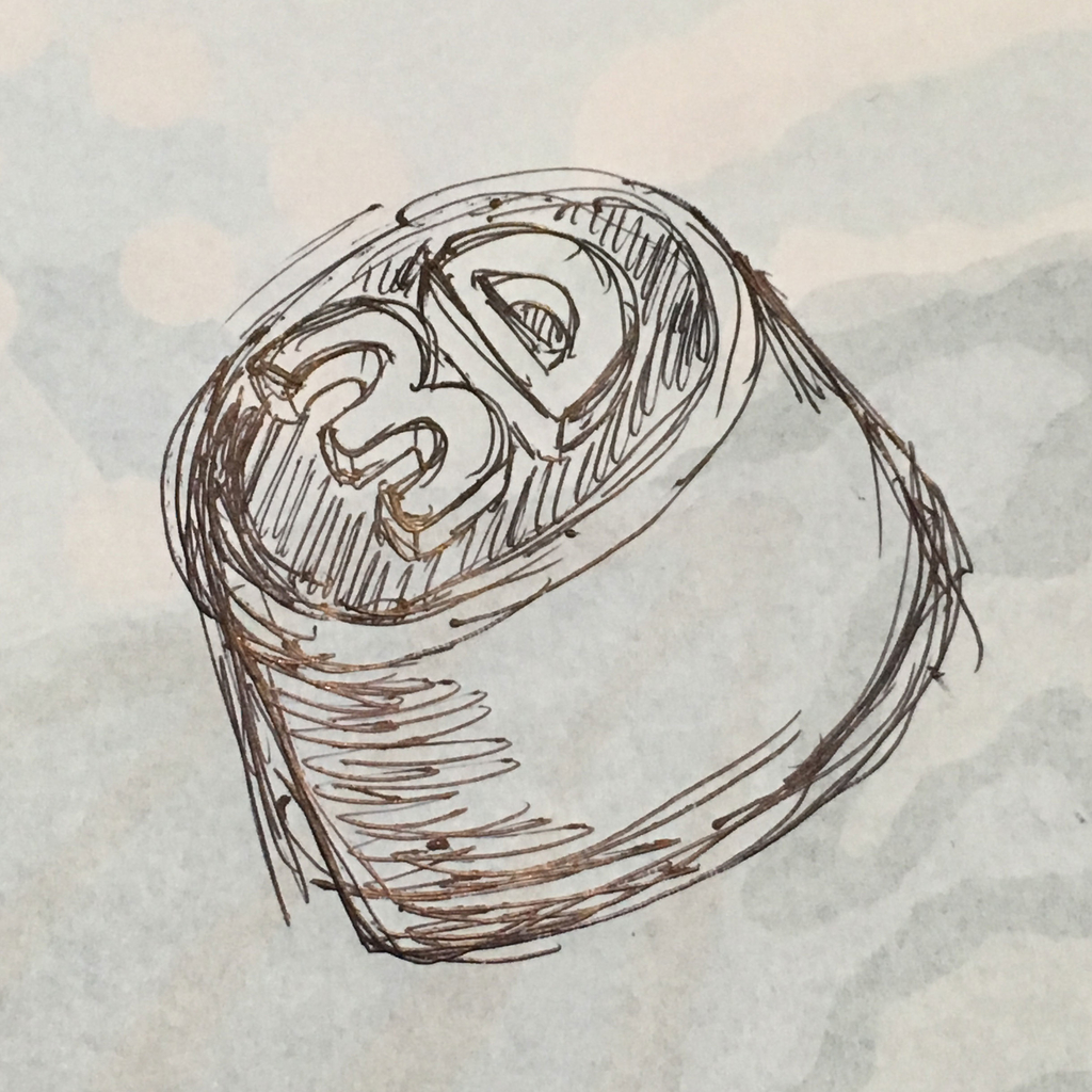 3Dプリン　スケッチ