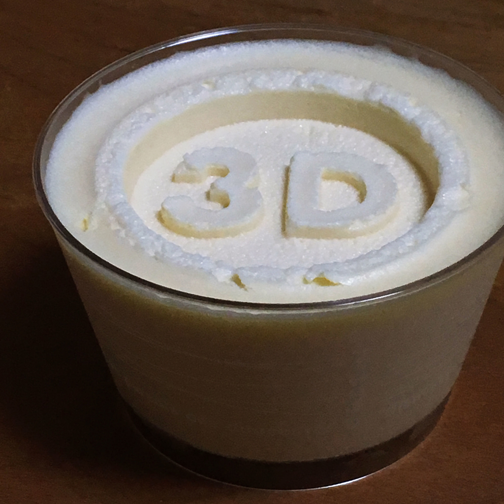 1回目 そこに沈ませるのを諦めて上から被せるように乗せた失敗作。