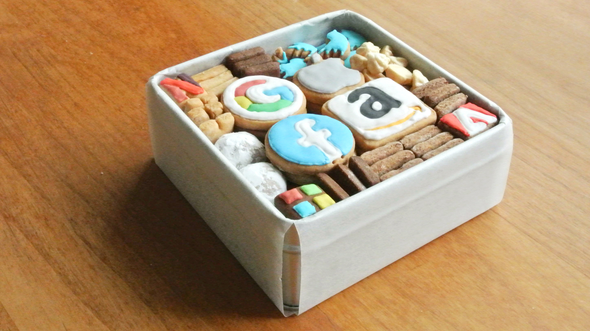 クッキー缶 GAFA